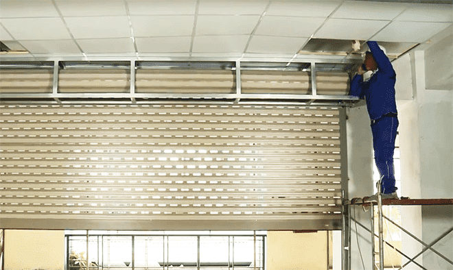 báo giá lắp đặt cửa cuốn austdoor
